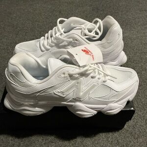 New Balance Women's All-White Sneakers